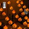 Kitcheniva 16.4FT 30 LED Jack O Lantern w/ Remote Halloween Pumpkin String Lights